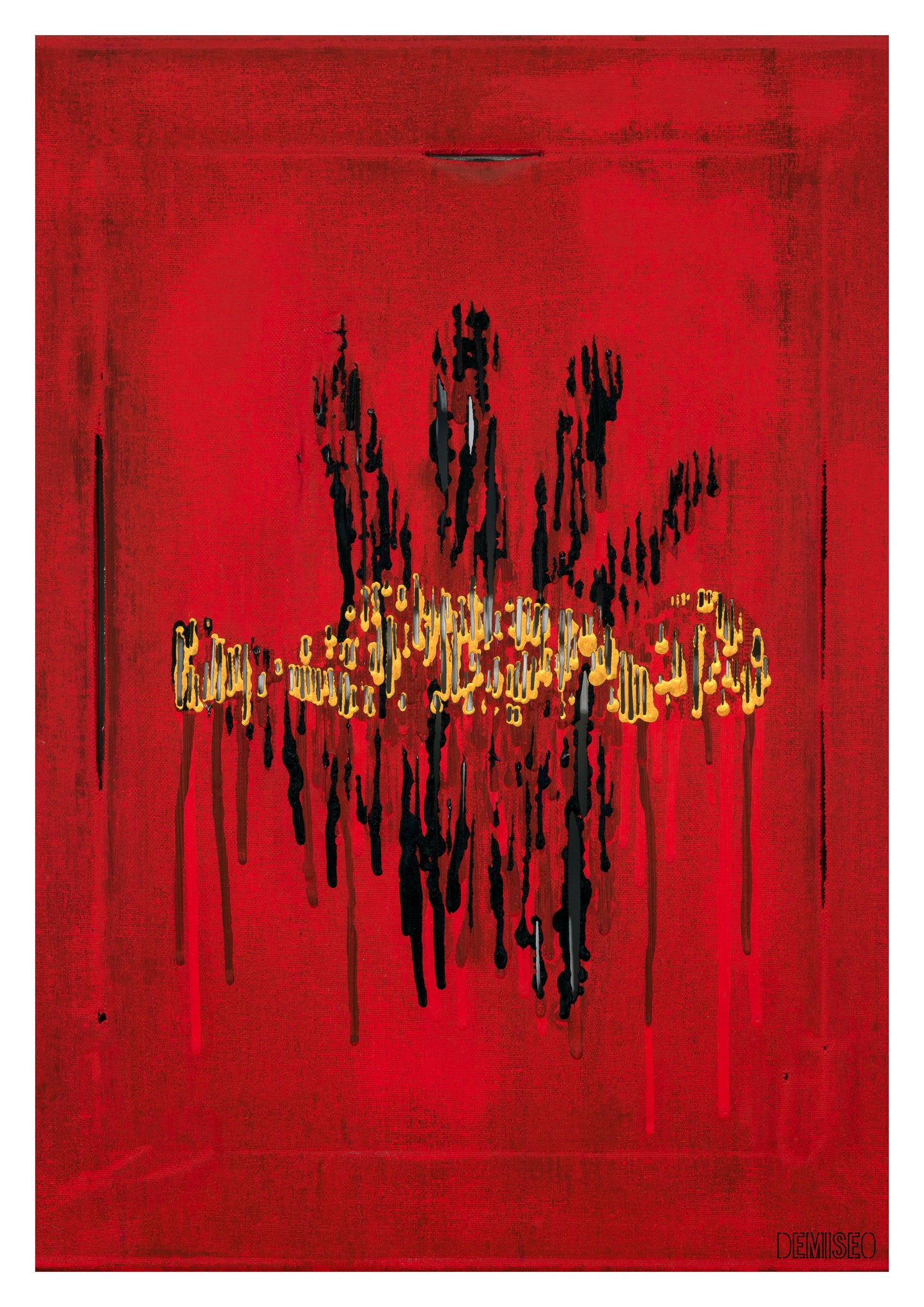 'Refugees Not Welcome' painting